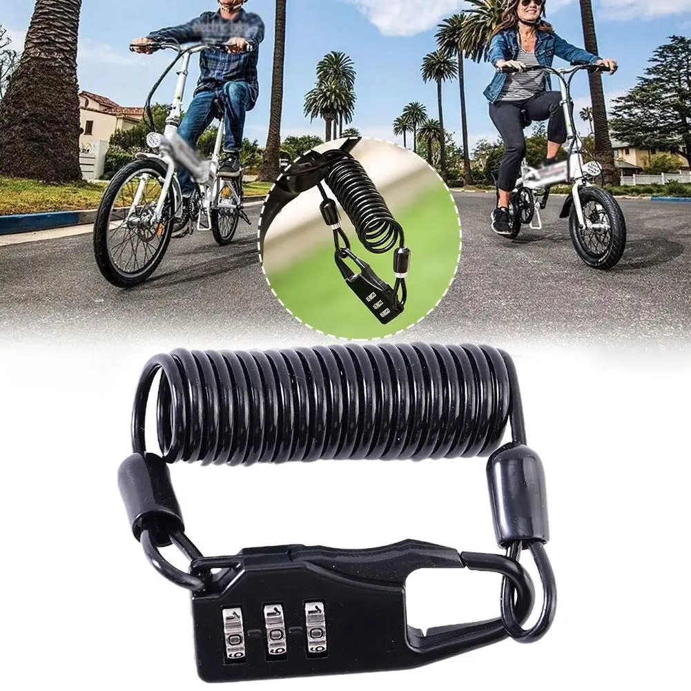 Helmet Lock Portable Steel Cable Lock 3 Digit Password Bicycle Mountain Accessories Lock Wire Combination Helmet Lock Bike W5O8
Helmet Lock Portable Steel Cable Lock 3 Digit Password Bicycle Mountain Accessories Lock Wire Combination Helmet Lock Bike W5O8