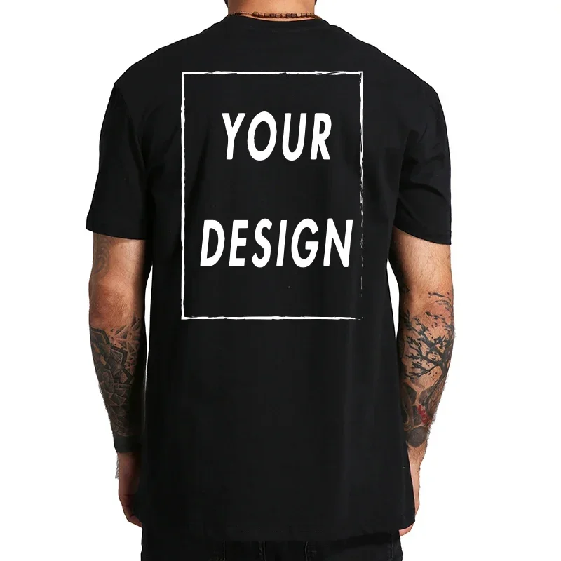 

2023 пользовательская футболка для мужчин и женщин, Diy ваш логотип, принт, оригинальный дизайн, высокое качество, 100% хлопок, футболки, подарки на день рождения