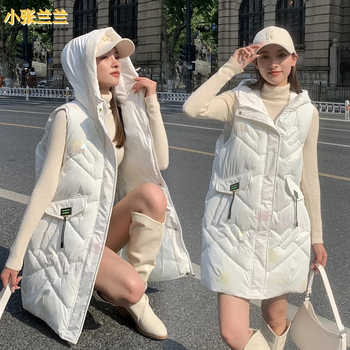 2023 New Fashion Down Cotton Vest Women's Long Hooded Parkas Waistcoats Autumn/Winter Jackets Coats Korean Outwear Tank Top 065
2023 New Fashion Down Cotton Vest Women's Long Hooded Parkas Waistcoats Autumn/Winter Jackets Coats Korean Outwear Tank Top 065