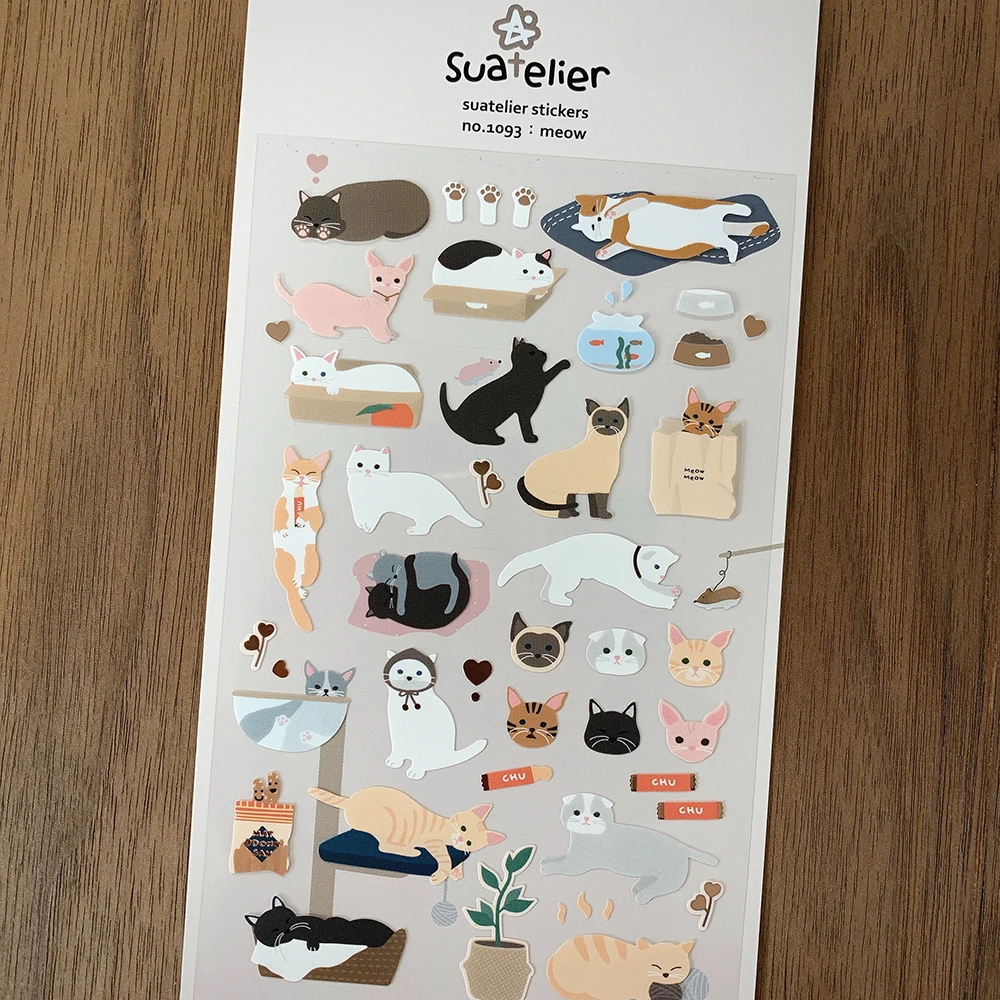 Meow Cute Kitty Decorative Sticker Diary Album Label Sticker DIY Scrapbooking Stationery Stickers Escolar
Meow Cute Kitty Decorative Sticker Diary Album Label Sticker DIY Scrapbooking Stationery Stickers Escolar
