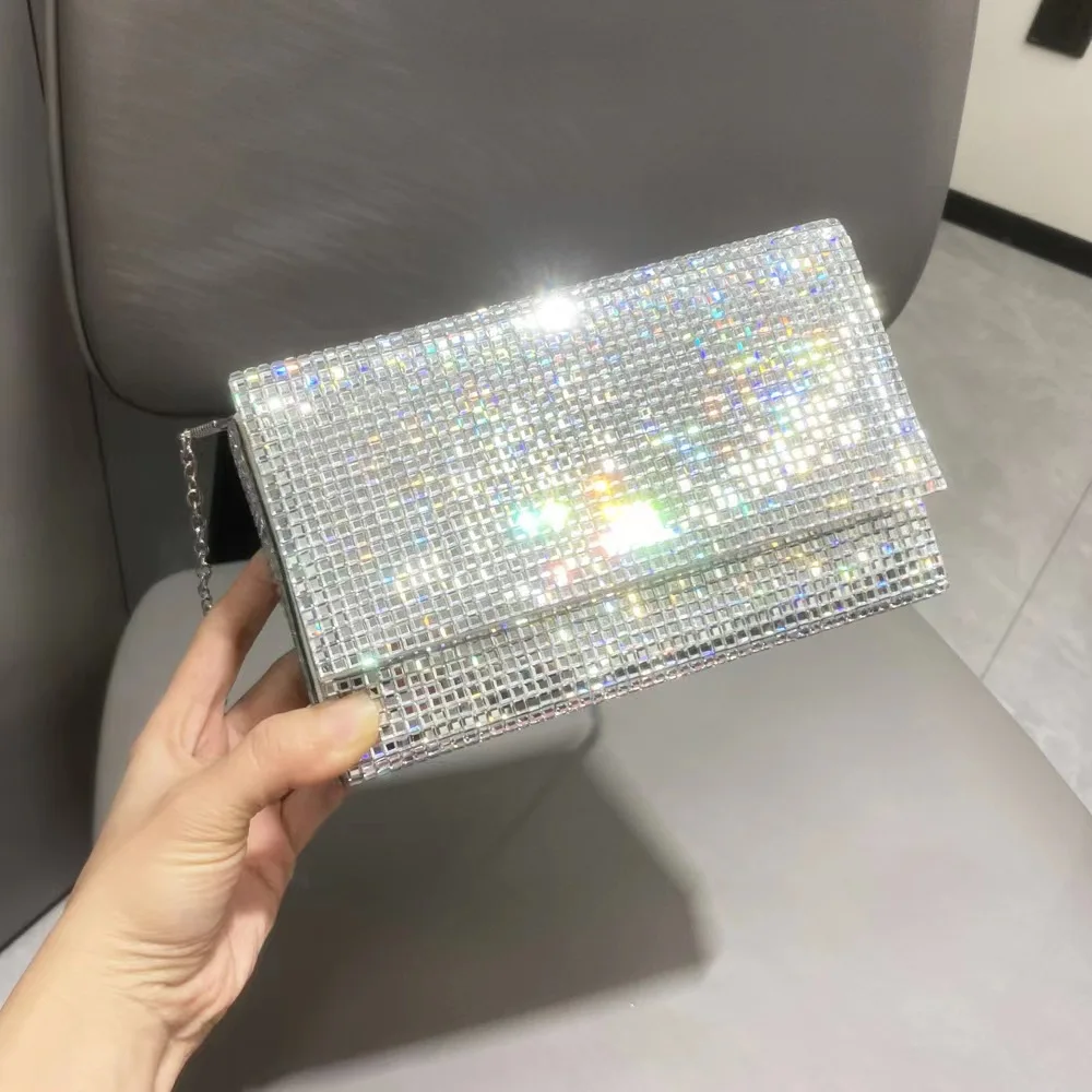 Trend niche design shiny full diamond shoulder bag fashionable casual small square bag versatile dinner rhinestone bag mini
Trend niche design shiny full diamond shoulder bag fashionable casual small square bag versatile dinner rhinestone bag mini