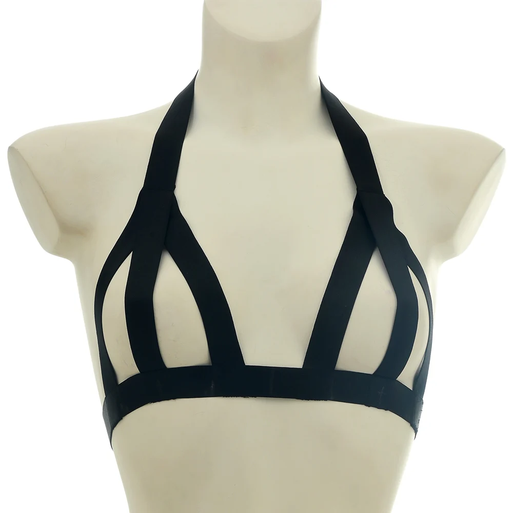 Женский эластичный бюстгальтер с ремешками, черный Регулируемый бюстгальтер для Хэллоуина, сексуальное бондажное белье
Женский эластичный бюстгальтер с ремешками, черный Регулируемый бюстгальтер для Хэллоуина, сексуальное бондажное белье