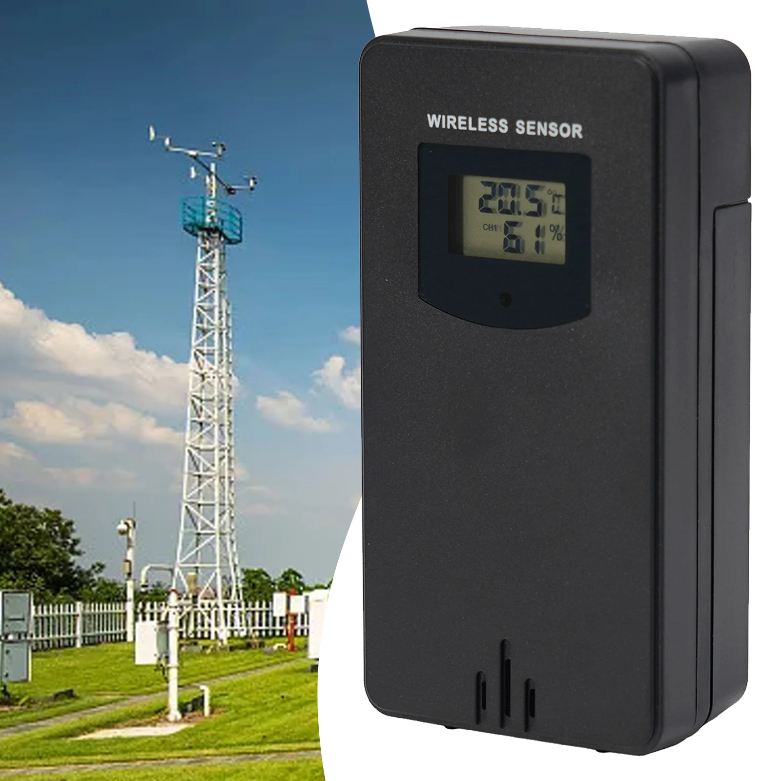 FanJu Weather Station Wireless Sensor 1Wireless Thermo Sensor 433 92MHz RF Frequency White Plastic Material
FanJu Weather Station Wireless Sensor 1Wireless Thermo Sensor 433 92MHz RF Frequency White Plastic Material