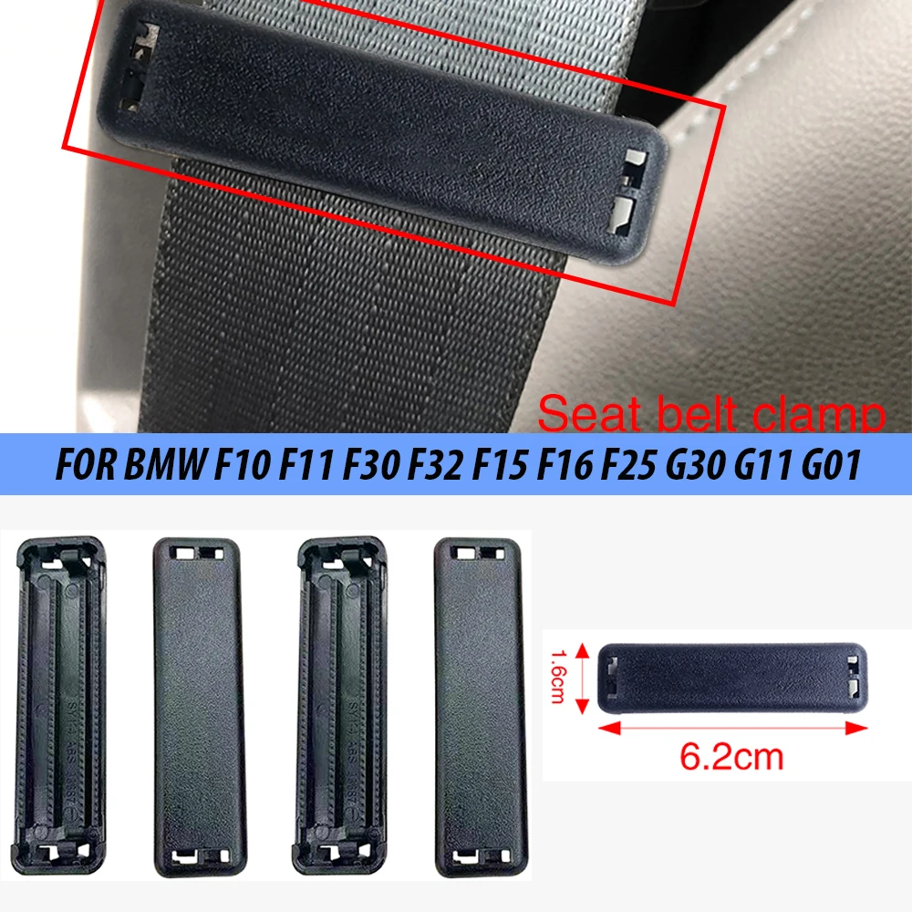 Seat Belt Clamp Buckle Adjustment Lock For BMW F10 F11 F30 F32 F15 F16 F25 G30 G11 G01 Car Safety Belt Protection Clip Fastener 
Seat Belt Clamp Buckle Adjustment Lock For BMW F10 F11 F30 F32 F15 F16 F25 G30 G11 G01 Car Safety Belt Protection Clip Fastener