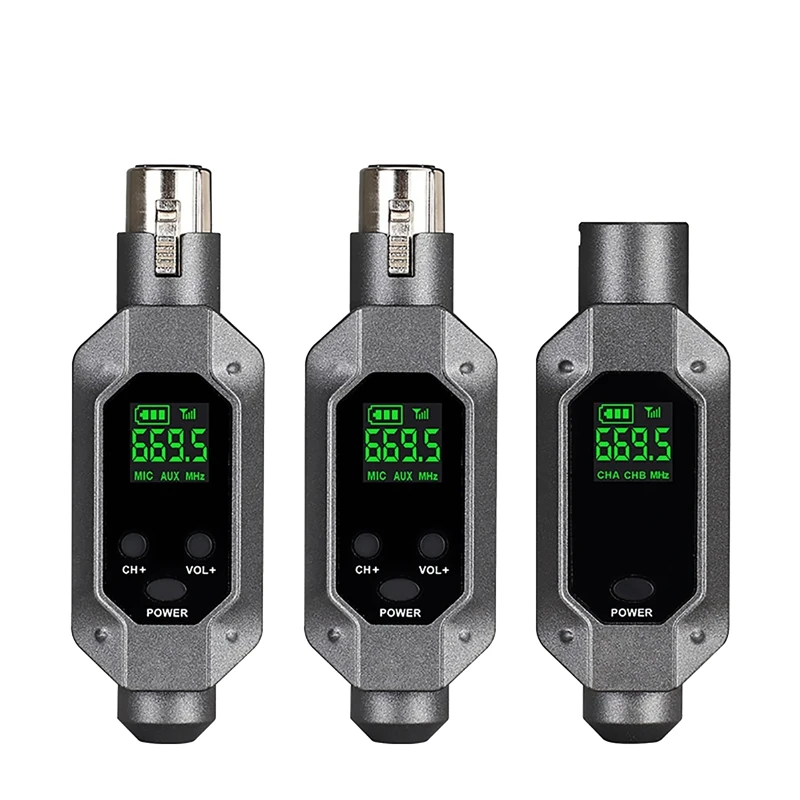 Microphone Wireless System Transmitter Receiver 1 With 2 Use For Wired Dynamic Microphone UHF Wireless Adapter Easy Install
Microphone Wireless System Transmitter Receiver 1 With 2 Use For Wired Dynamic Microphone UHF Wireless Adapter Easy Install