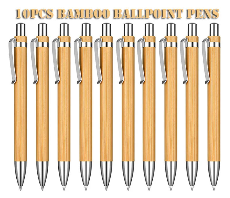 10Pcs Bamboo Retractable Ballpoint Pen Black Ink 1 Mm Office Products Pens Bamboo Ballpoint Pen Wood Ballpoint Pens
10Pcs Bamboo Retractable Ballpoint Pen Black Ink 1 Mm Office Products Pens Bamboo Ballpoint Pen Wood Ballpoint Pens