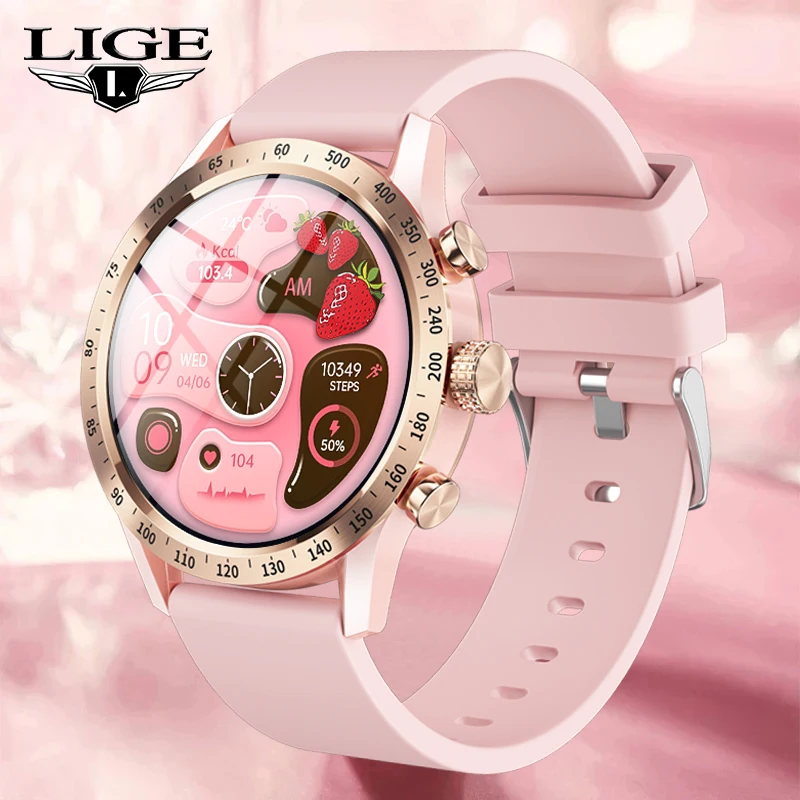LIGE 2023 Fashion Smart Watch Ladies Bluetooth Call Blood Pressure Multifunctional Sports Bracelet Waterproof Smartwatch For Men
LIGE 2023 Fashion Smart Watch Ladies Bluetooth Call Blood Pressure Multifunctional Sports Bracelet Waterproof Smartwatch For Men