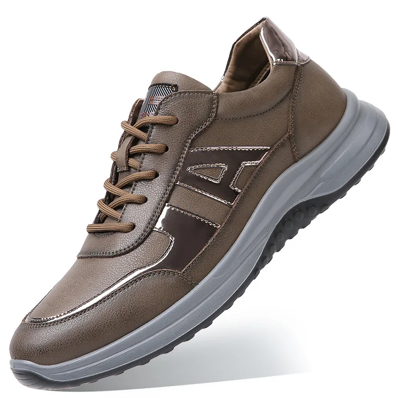 Stylish Thick Soles Non-slip Work Shoes for Men Designer Genuine Leather Casual Outdoor Hiking Shoes Men Spring Autumn Sneakers
Stylish Thick Soles Non-slip Work Shoes for Men Designer Genuine Leather Casual Outdoor Hiking Shoes Men Spring Autumn Sneakers