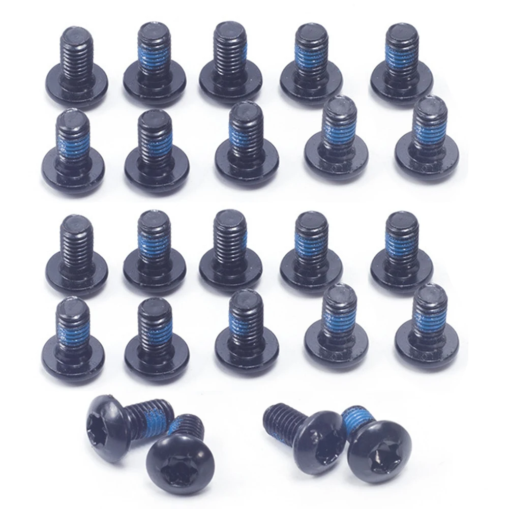 Bicycle Disc Screws Brake Rotor Bolts Disc Screws*24 (2 Packs) Stainless Disc T25 Torx 24 PC Durable Practical
Bicycle Disc Screws Brake Rotor Bolts Disc Screws*24 (2 Packs) Stainless Disc T25 Torx 24 PC Durable Practical