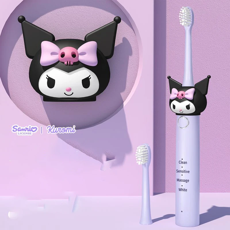 Hello Kitty Kuromi Electric Toothbrush Anime Cartoon Sanrio Adult Soft-Bristled Toothbrush Student Kids Electric Toothbrush Gift
Hello Kitty Kuromi Electric Toothbrush Anime Cartoon Sanrio Adult Soft-Bristled Toothbrush Student Kids Electric Toothbrush Gift