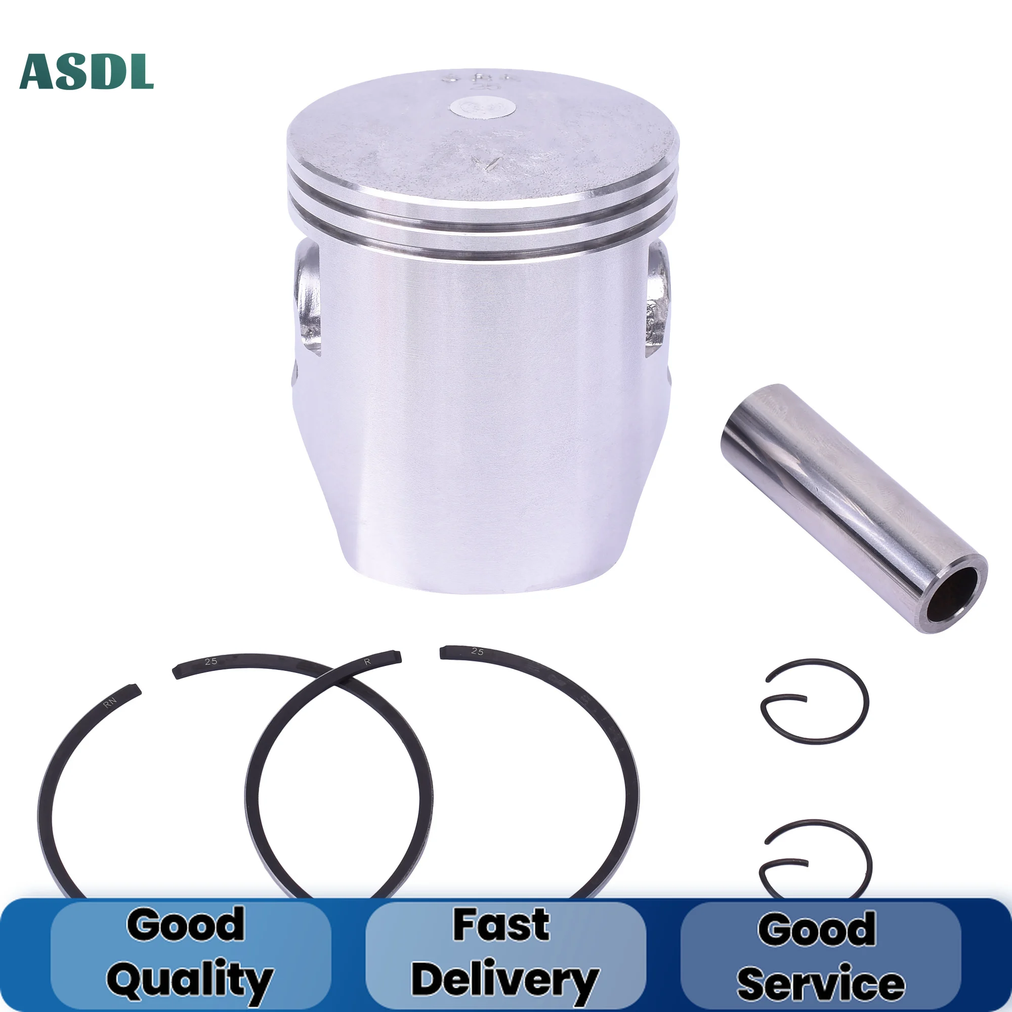 

59mm 59.25mm 59.5mm 59.75mm 60mm STD 0.25 0.5 0.75 1.0 Motorcycle Engine Cylinder Piston Ring Kit for YAMAHA 3RR TZR150 TZR 150