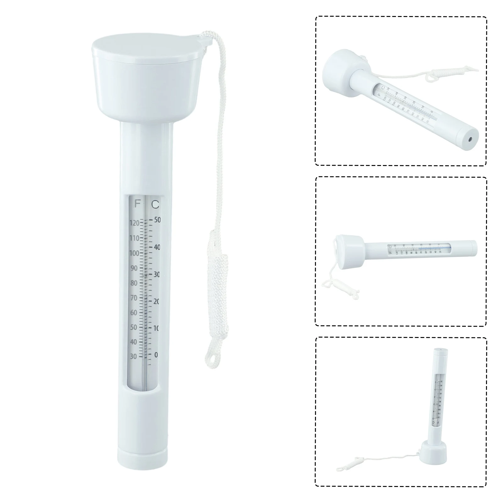 Durable Floating Thermometer Swimming Pool Portable 0-50℃ 185mm Easy To Read Data Fountain Spa Pool Accessories
Durable Floating Thermometer Swimming Pool Portable 0-50℃ 185mm Easy To Read Data Fountain Spa Pool Accessories