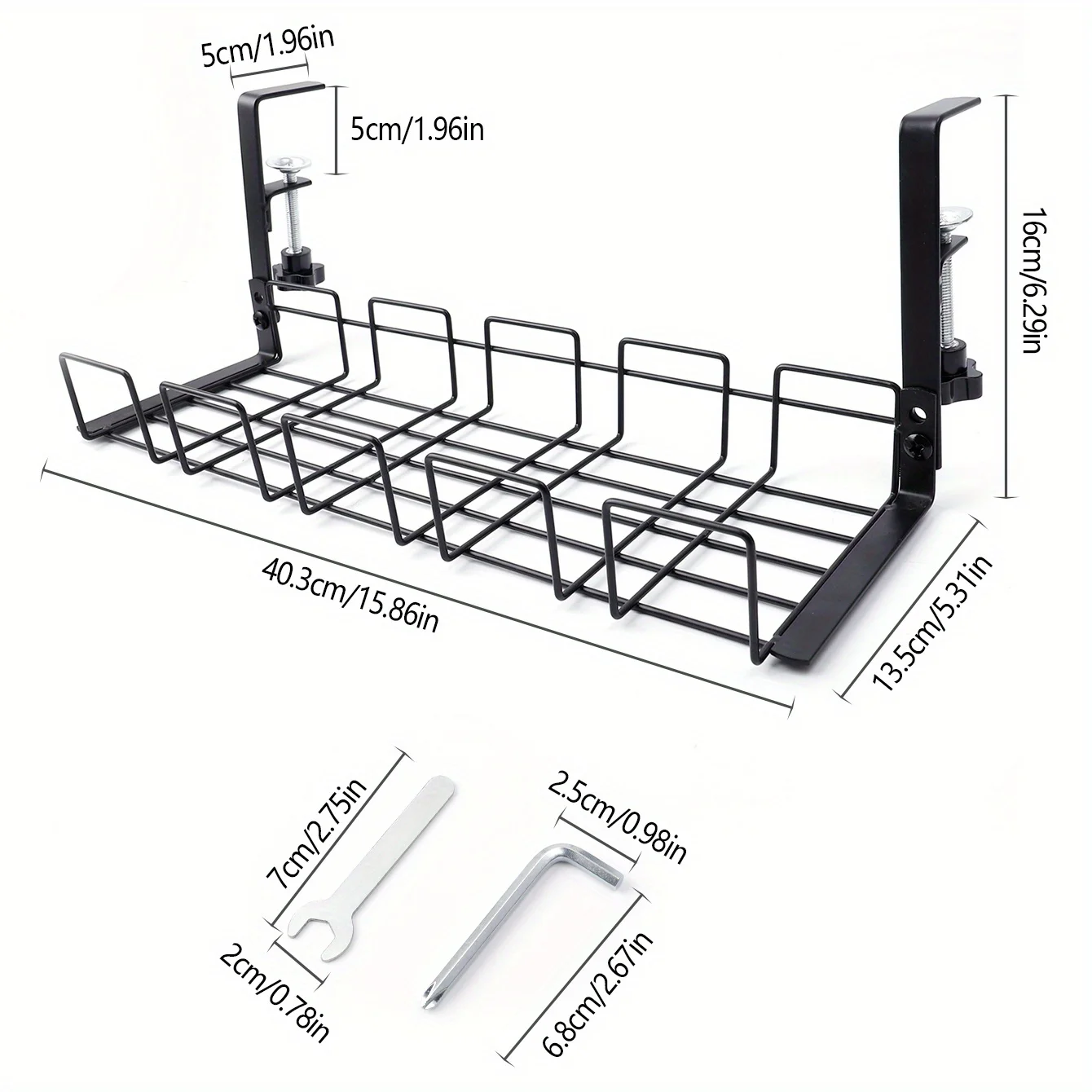 Подставка для кабеля, прочный органайзер из металлической проволоки с зажимом, 1 шт.
Подставка для кабеля, прочный органайзер из металлической проволоки с зажимом, 1 шт.