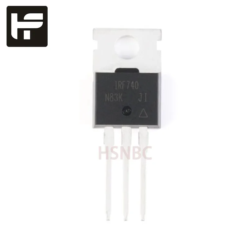 

10Pcs/Lot IRF740 IRF740PBF TO-220 400V 10A N-channel MOSFET Field-effect Transistor 100% Brand New Original Stock