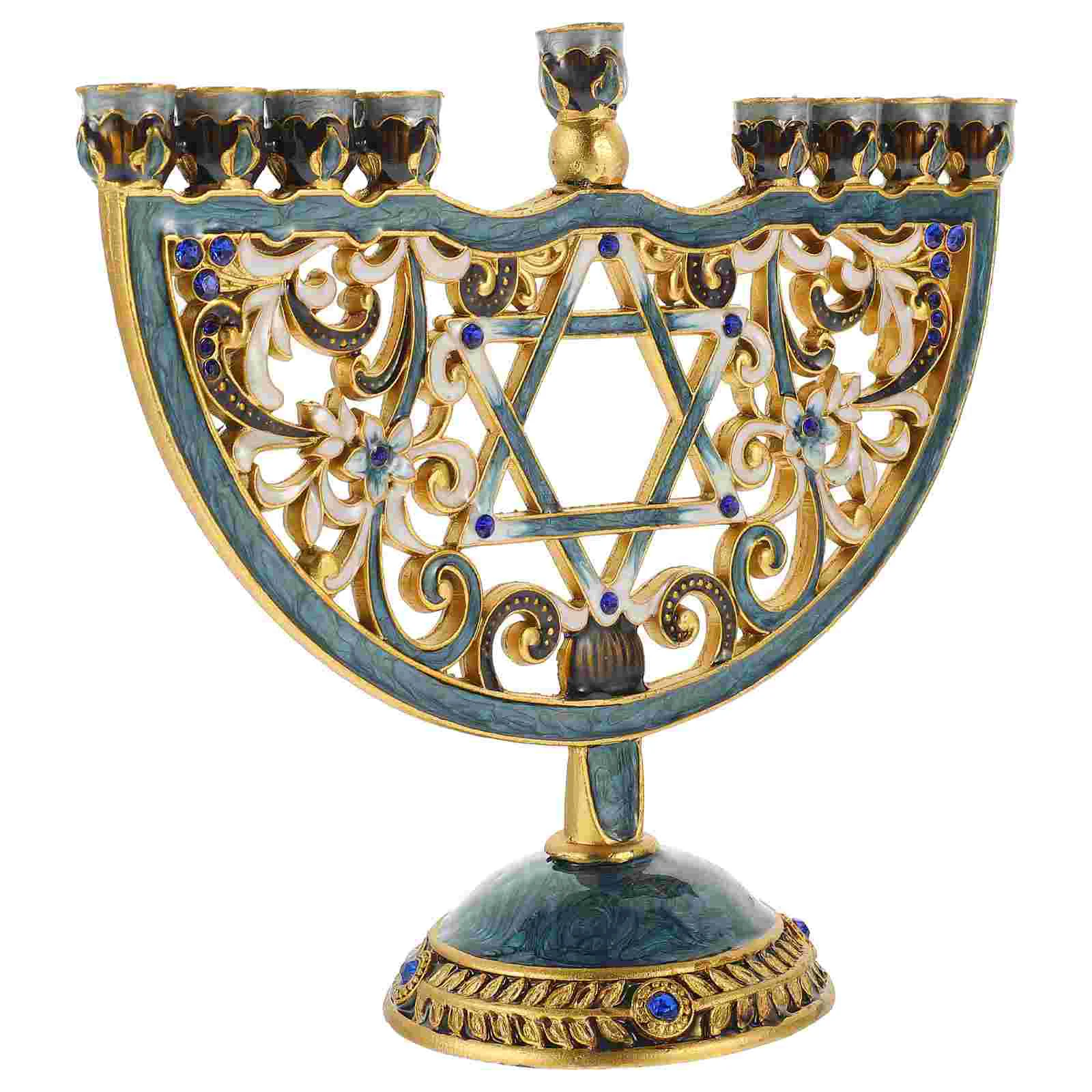 Hanukkah Candle Holder Jewish Branches Candlestick Holder Retro Decorative Hanukkah Jewish Nine Head Tree Candlestick
Hanukkah Candle Holder Jewish Branches Candlestick Holder Retro Decorative Hanukkah Jewish Nine Head Tree Candlestick