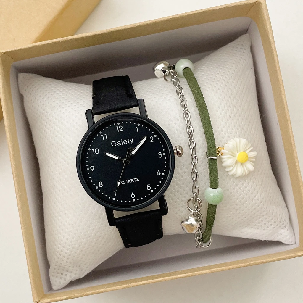 Gaiety Brand 2pcs Set Watches Women Fashion Casual Quartz Wristwatch Ladies Simple Watch For Women Watches Female Clock
Gaiety Brand 2pcs Set Watches Women Fashion Casual Quartz Wristwatch Ladies Simple Watch For Women Watches Female Clock
