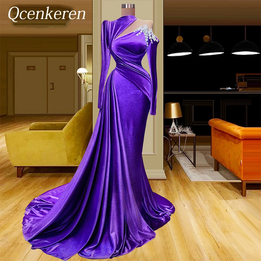 One Shoulder Evening Ruffle Formal Satin Sheath Bespoke Occasion Party Dresses Beadings Sweep Train Gowns for Women 2022
One Shoulder Evening Ruffle Formal Satin Sheath Bespoke Occasion Party Dresses Beadings Sweep Train Gowns for Women 2022