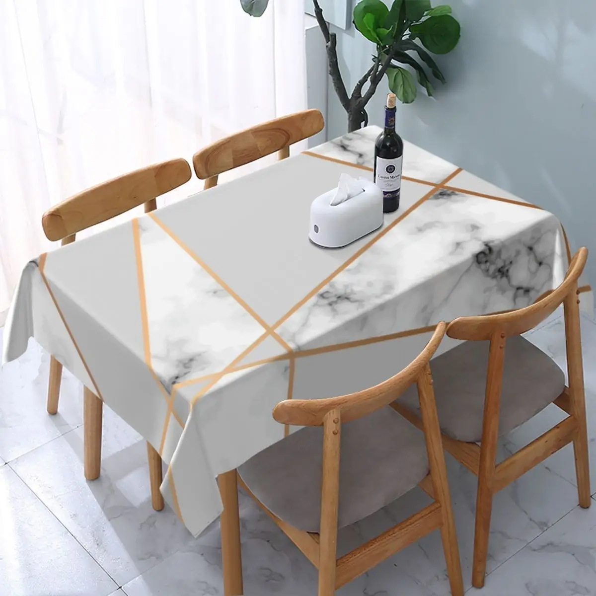 Modern Abstract Marble Geometric Pattern Tablecloth Rectangular Fitted Waterproof Table Cover Cloth for Party
Modern Abstract Marble Geometric Pattern Tablecloth Rectangular Fitted Waterproof Table Cover Cloth for Party