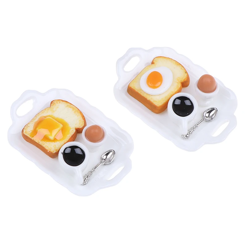 1:12 Dollhouse Miniature Breakfast Set Hamburger Croissant Toast Egg Coffee with Tray Kitchen Food Accessories
1:12 Dollhouse Miniature Breakfast Set Hamburger Croissant Toast Egg Coffee with Tray Kitchen Food Accessories