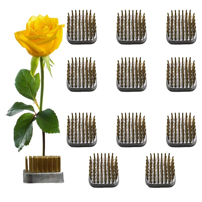 12-Pack Square Flower Frog Holders, 1.2Inch, Perfect Kenzan Pin Frogs For Japanese Flower Arrangement
12-Pack Square Flower Frog Holders, 1.2Inch, Perfect Kenzan Pin Frogs For Japanese Flower Arrangement