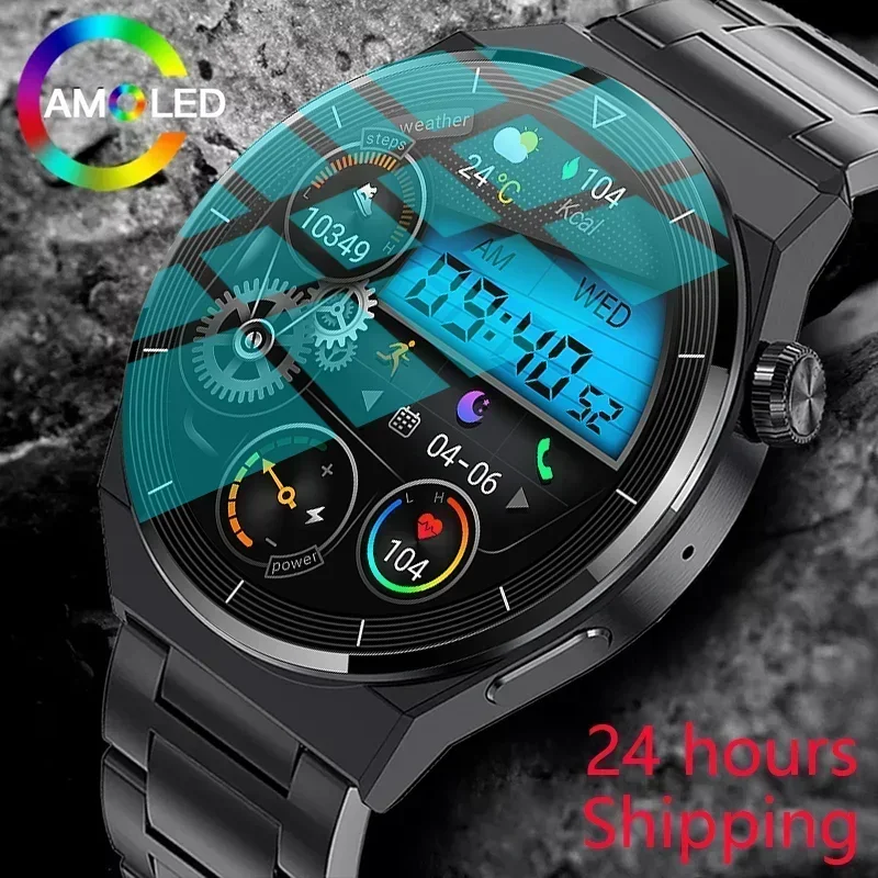 

2024 GT3 Pro Smart Watch Men Women AMOLED HD Screen Heart Rate Bluetooth Call IP68 Waterproof NFC SmartWatch for Android IOS