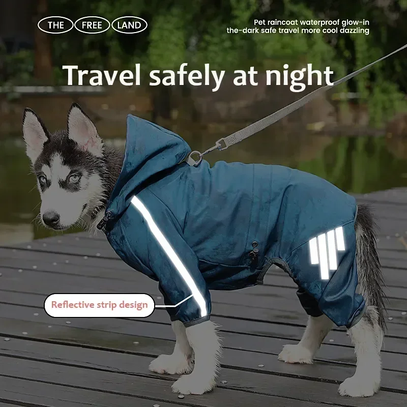 Raincoats Night Rain Hoodies Reflective Pet Small Waterproof Jumpsuit Large Coat Outdoor Raincoat Clothes Jacket Dog Medium
Raincoats Night Rain Hoodies Reflective Pet Small Waterproof Jumpsuit Large Coat Outdoor Raincoat Clothes Jacket Dog Medium