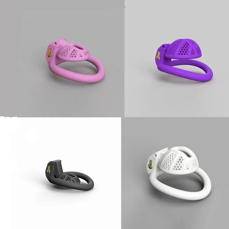 2023 сотовое супермаленькое кольцо для пениса, Пояс верности, фиксированное в груди мужское устройство верности с 4 базовыми кольцами