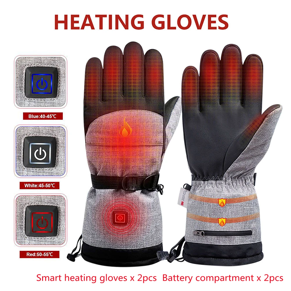 Electric Thermal Ski Gloves Rechargeable Battery Thermal Heated Gloves Cycling Motorcycle Bicycle Gloves Unisex Winter Gloves
Electric Thermal Ski Gloves Rechargeable Battery Thermal Heated Gloves Cycling Motorcycle Bicycle Gloves Unisex Winter Gloves