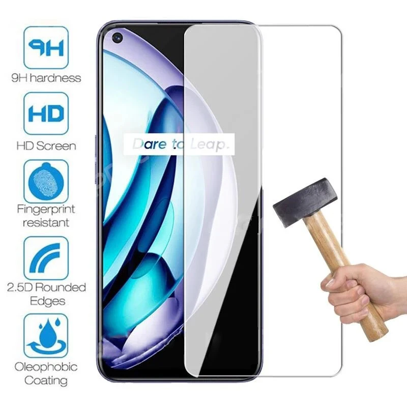 

Screen Protector For OPPO Realme 10 8 7 9 Pro Plus 9i 8i Tempered Glass For Realme C30 C33 C35 C31 C55 C53 C25S C25Y C21Y C21