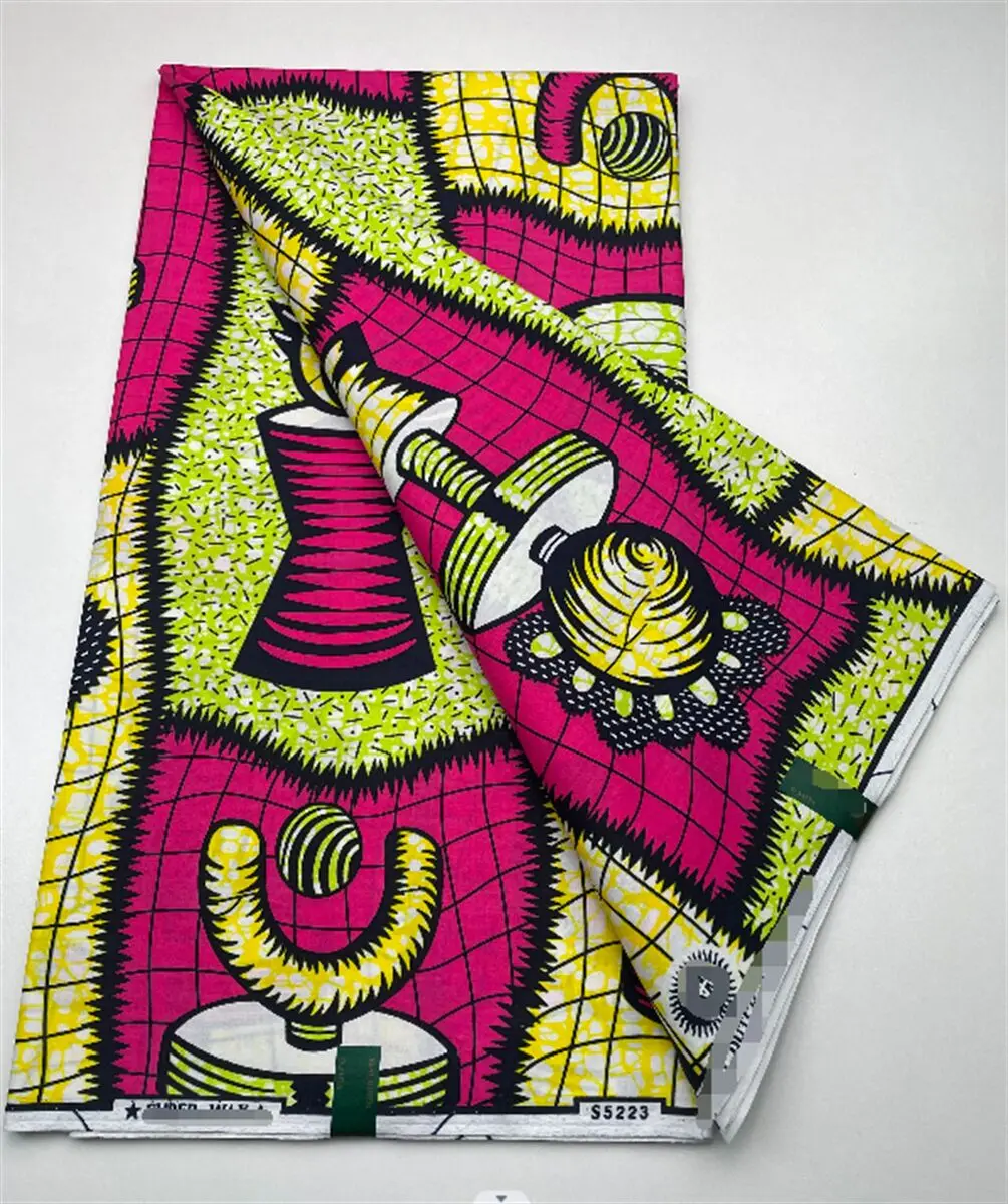 Newest African Wax Print Fabric 100% Cotton Soft Dresses African Wax Tissu Ankara Wax Real Nigeria Wax Pagne Wedding Dresses
Newest African Wax Print Fabric 100% Cotton Soft Dresses African Wax Tissu Ankara Wax Real Nigeria Wax Pagne Wedding Dresses