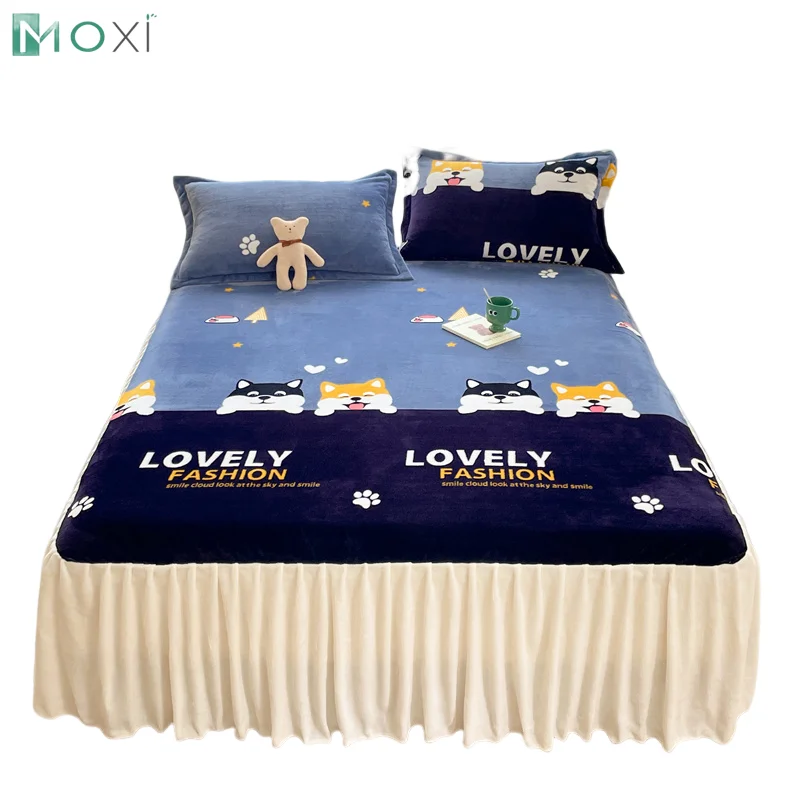 Velvet Mattress Cover Pad Thicken Bedspread on The Bed Lace Blankets Queen King Size Bed Cover Mattress Protector(No Pillowcase)
Velvet Mattress Cover Pad Thicken Bedspread on The Bed Lace Blankets Queen King Size Bed Cover Mattress Protector(No Pillowcase)