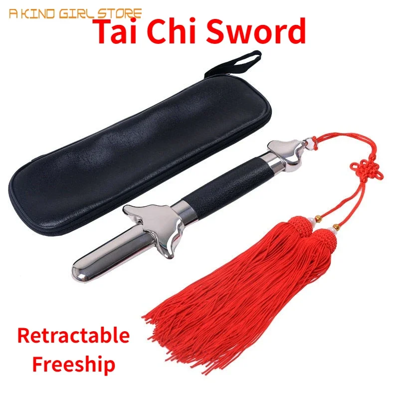 Retractable Telescopic Sword Tai Chi Sword 304 Stainless Steel Telescopic Sword Martial Arts Kung Fu Weapon Birthday Gifts
Retractable Telescopic Sword Tai Chi Sword 304 Stainless Steel Telescopic Sword Martial Arts Kung Fu Weapon Birthday Gifts