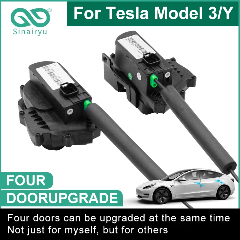 Sinairyu Electronic Soft Close Door Automatic lock for Tesla Model 3 Y Anti-Pinch Waterproof IPX6
Sinairyu Electronic Soft Close Door Automatic lock for Tesla Model 3 Y Anti-Pinch Waterproof IPX6