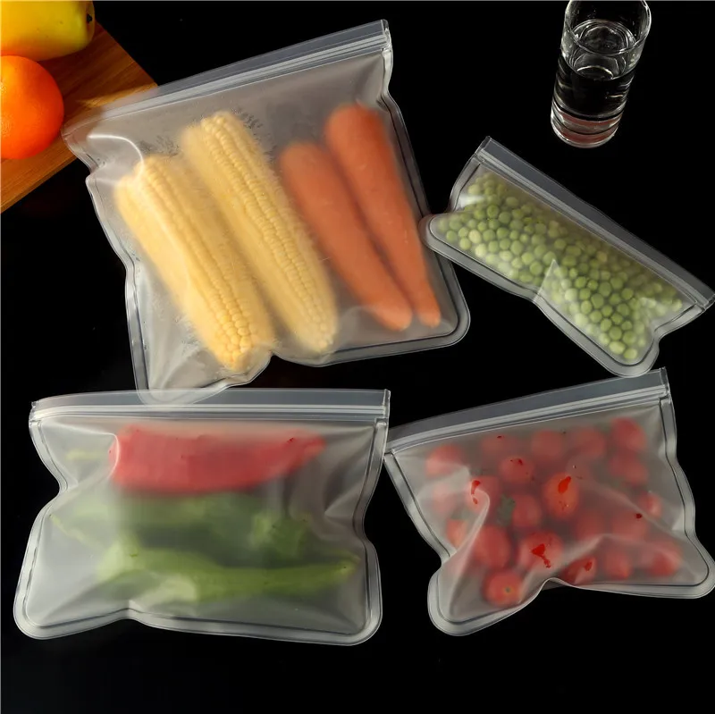 Silicone Food Storage Bag Reusable Stand Up Zip Shut Bag Leakproof Containers Fresh Bag Food Storage Bag Fresh Wrap Ziplock Bag
Silicone Food Storage Bag Reusable Stand Up Zip Shut Bag Leakproof Containers Fresh Bag Food Storage Bag Fresh Wrap Ziplock Bag