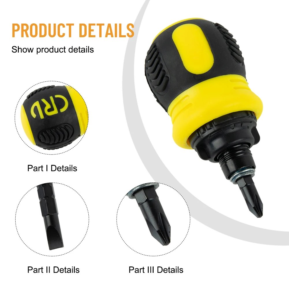Magnetic Multifunctional Screwdriver Ratchet Extension Dual-purpose Screwdriver Manual Maintenance Tools Anti Slip Handle
Magnetic Multifunctional Screwdriver Ratchet Extension Dual-purpose Screwdriver Manual Maintenance Tools Anti Slip Handle