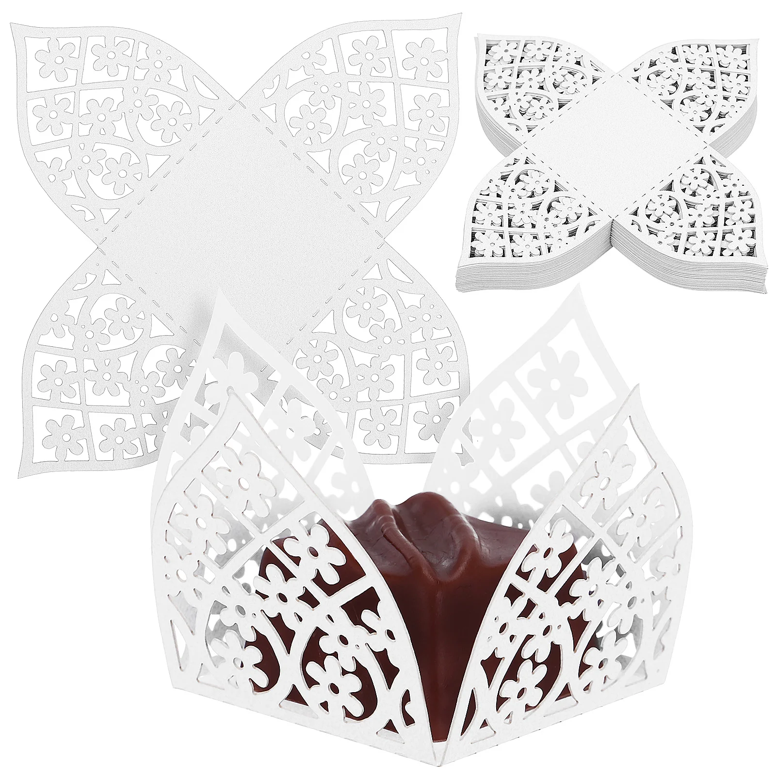 Candy Box Chocolate Paper Liners Truffle Cups Wedding Candy Packaging Wrapper Hollow Out Decorative Candy Box
Candy Box Chocolate Paper Liners Truffle Cups Wedding Candy Packaging Wrapper Hollow Out Decorative Candy Box
