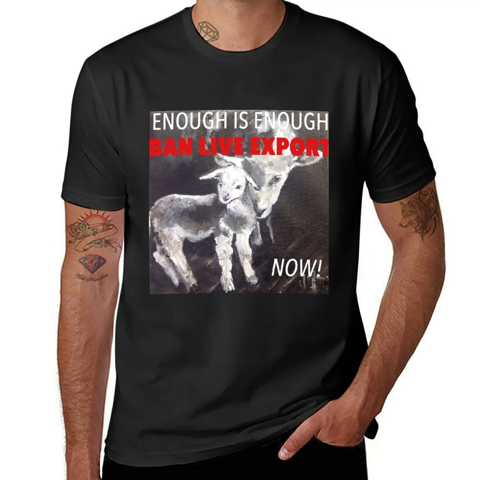 Enough Is Enough Ban Live Export Now! T-Shirt quick-drying Short sleeve tee workout shirts for men
Enough Is Enough Ban Live Export Now! T-Shirt quick-drying Short sleeve tee workout shirts for men