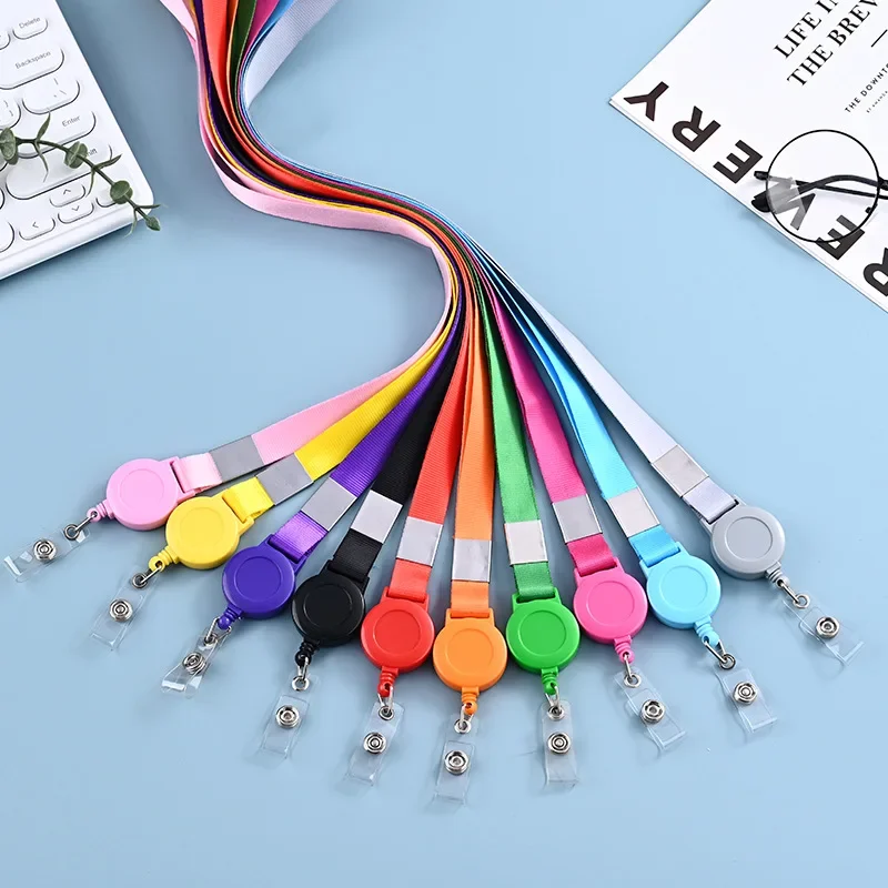 Lanyards Id Badge Holder for Keys Business Retractable Neck Lanyards Badge Holder & Staff Cards School Supplies
Lanyards Id Badge Holder for Keys Business Retractable Neck Lanyards Badge Holder & Staff Cards School Supplies