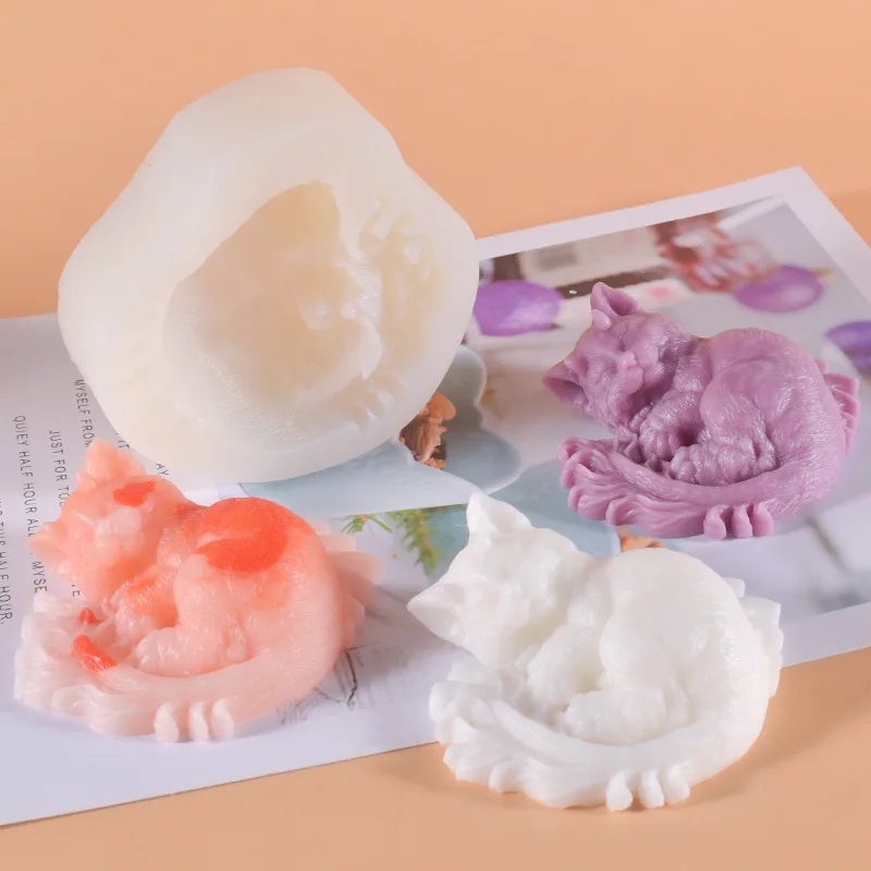 DIY Sleeping Dragon Cat Shape Silicone Mold 3D Spirit Animal Kitten Handmade Soap Candle Making Tools Clay Plaster Resin Mould
DIY Sleeping Dragon Cat Shape Silicone Mold 3D Spirit Animal Kitten Handmade Soap Candle Making Tools Clay Plaster Resin Mould