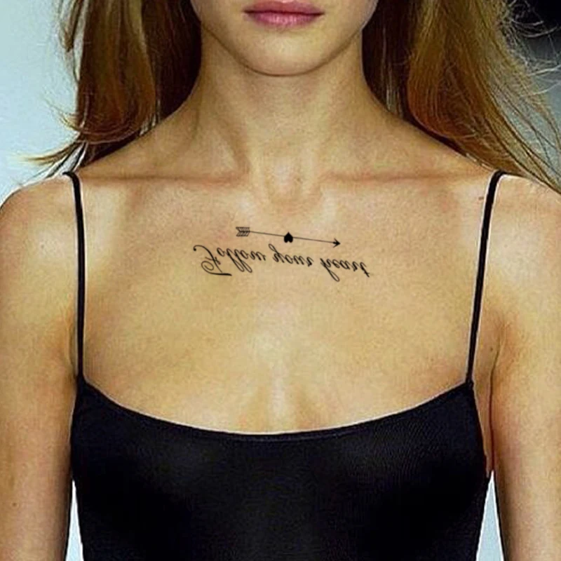 Waterproof Temporary Tattoo Sticker Black Arrow Heart English Alphabet Element Flash Tatoo Body Art Fake Tattoos for Men Women
Waterproof Temporary Tattoo Sticker Black Arrow Heart English Alphabet Element Flash Tatoo Body Art Fake Tattoos for Men Women