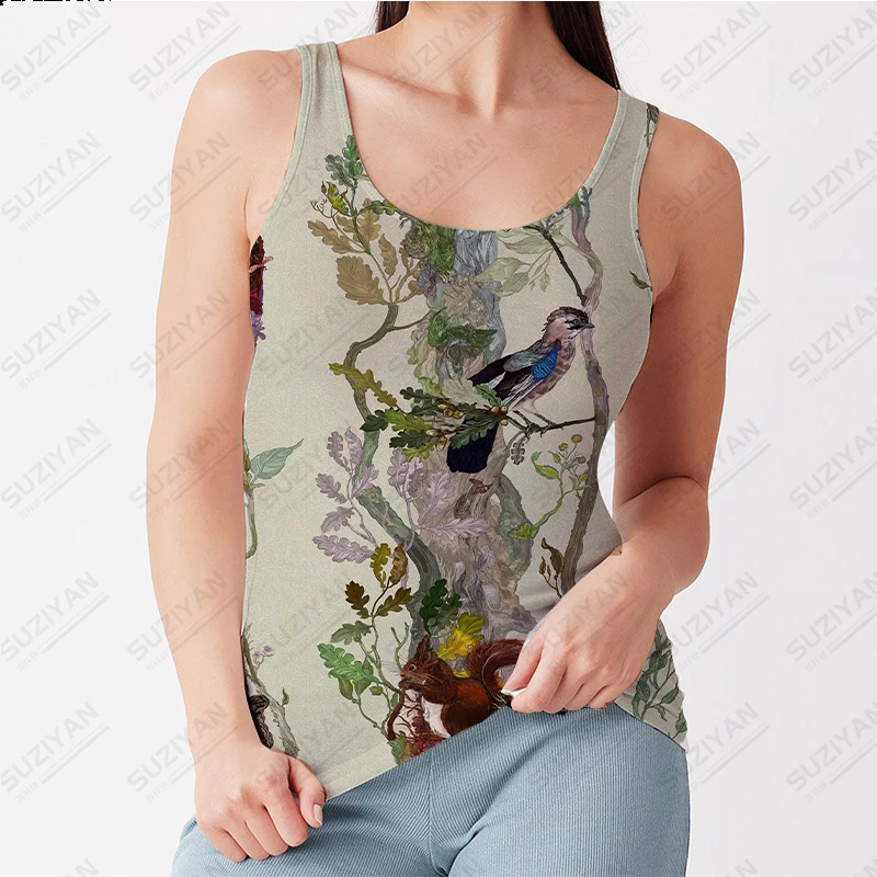 New Style Women's Sleeveless Casual Tight Sexy Tank Top Hot Selling Summer Breathable Temperament Flower Pattern 3D Printed Top
New Style Women's Sleeveless Casual Tight Sexy Tank Top Hot Selling Summer Breathable Temperament Flower Pattern 3D Printed Top