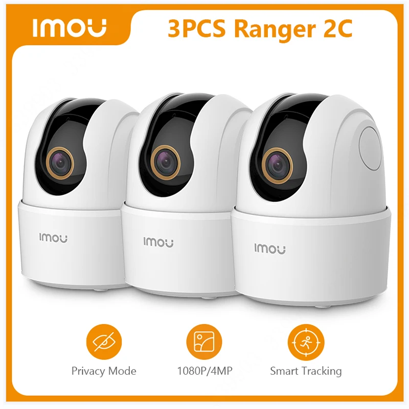 

IMOU 3PCS Ranger 2C 4MP Wifi 360 Home Camera Human Detection Night Vision Baby Security Surveillance Wireless ip Camera