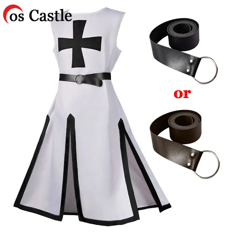 Cos Castle Plus Size Men Medieval Cosplay Robes Costume Templar Knight Crusader Surcoat Long Short Sleeve Mens Tops Reenactment 
Cos Castle Plus Size Men Medieval Cosplay Robes Costume Templar Knight Crusader Surcoat Long Short Sleeve Mens Tops Reenactment