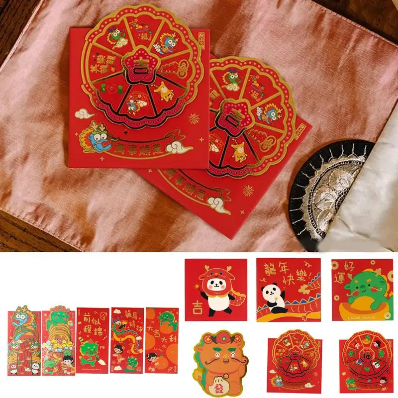 2024 Year Of Dragon Happy Lucky New Year Wedding Red Envelope Chinese Spring Festival multi Printing Red Pocket To Fill In Money
2024 Year Of Dragon Happy Lucky New Year Wedding Red Envelope Chinese Spring Festival multi Printing Red Pocket To Fill In Money