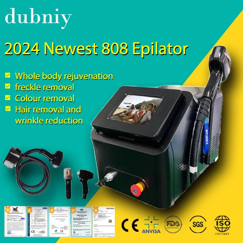 2024 Newest 808 Epilator Diode ICE Platinum Diode Hair Removal Machine Beauty Equipment Depilation Titanium Ice Device
2024 Newest 808 Epilator Diode ICE Platinum Diode Hair Removal Machine Beauty Equipment Depilation Titanium Ice Device