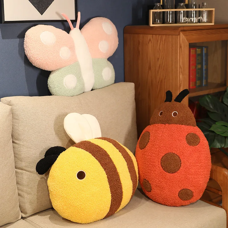 New Cute Throw Pillows Soft Butterfly Bee Ladybug Stuffed Animals Decorative Pillows For Home Hot Sale
New Cute Throw Pillows Soft Butterfly Bee Ladybug Stuffed Animals Decorative Pillows For Home Hot Sale
