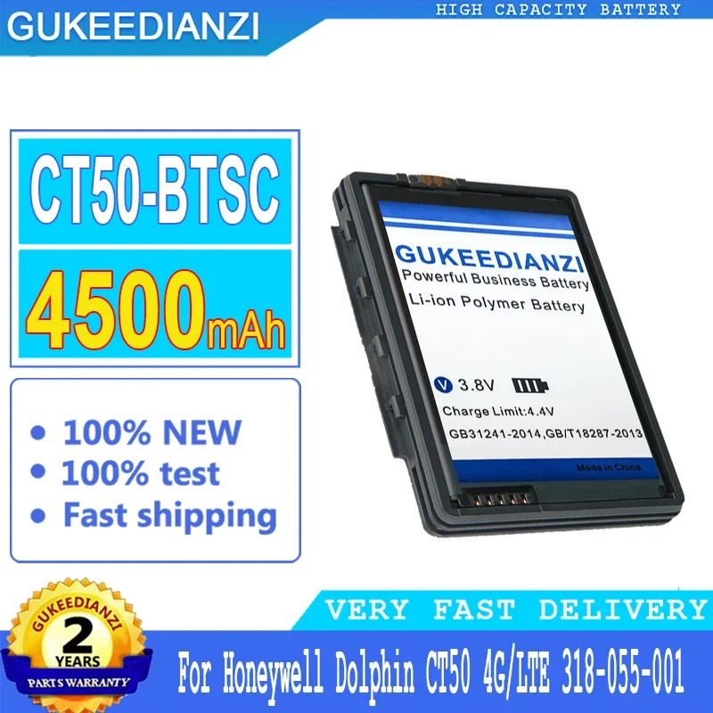 Replacement CT50-BTSC CT50BTSC 4500mAh Mobile Phone Battery For Honeywell CT50 CT60 318-055-010 Smartphon Batteries
Replacement CT50-BTSC CT50BTSC 4500mAh Mobile Phone Battery For Honeywell CT50 CT60 318-055-010 Smartphon Batteries