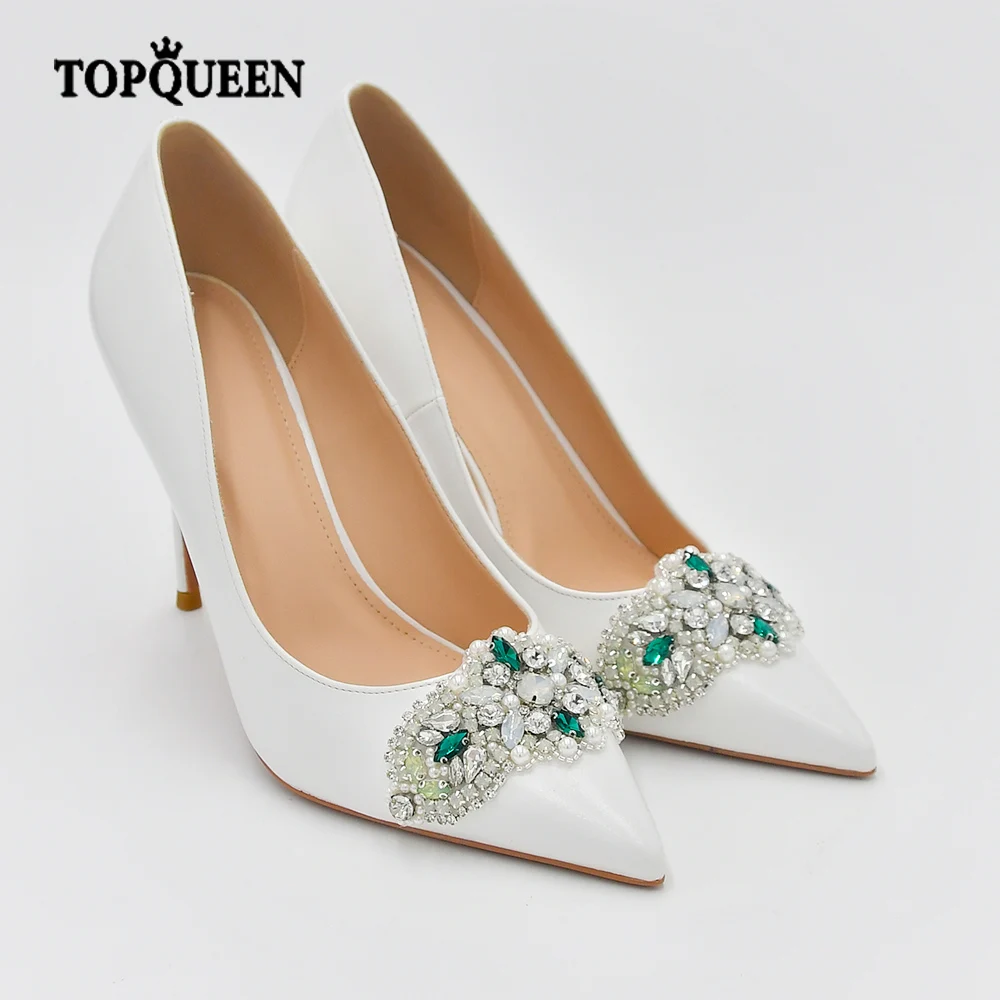 TOPQUEEN Diamond Bridal Shoes Luxury Handmade Rhinestones Beaded Green Gemstones Stiletto Heels Wedding Party A84
TOPQUEEN Diamond Bridal Shoes Luxury Handmade Rhinestones Beaded Green Gemstones Stiletto Heels Wedding Party A84