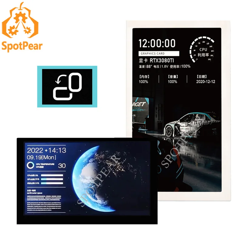 5inch LCD Computer Monitor Display Screen USB Type-C Secondary Screen Computers PC CPU GPU RAM IPS Monitor 
5inch LCD Computer Monitor Display Screen USB Type-C Secondary Screen Computers PC CPU GPU RAM IPS Monitor