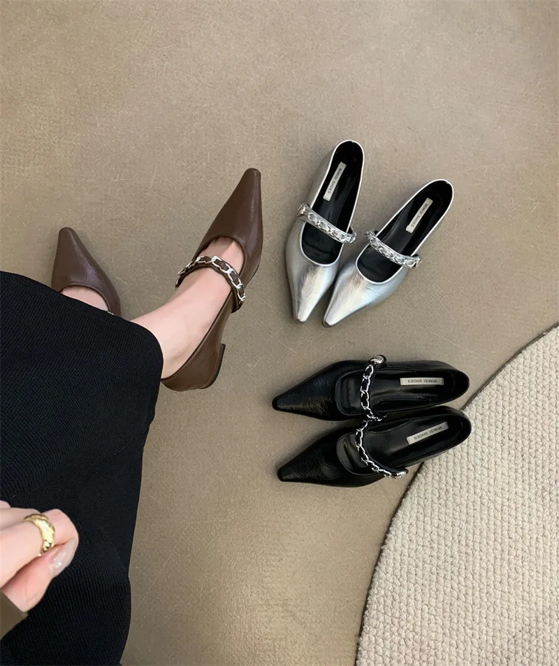 Pointed Toe Low Heels Shallow Mouth Mixed Colors Korean Shoes Women Female Footwear Oxfords 2023 New Summer Dress Leather Rubber
Pointed Toe Low Heels Shallow Mouth Mixed Colors Korean Shoes Women Female Footwear Oxfords 2023 New Summer Dress Leather Rubber